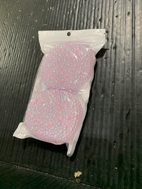 Photo 1 of Glitter Pearls Case Cover for AirPods Max Headphones with Cleaner Pen Girls, Soft Handmade Beads TPU Ear Cups/Ear Pad/Headband Cover Silicone Protector for Apple Air Pod Max Accessories, Gradient Pink