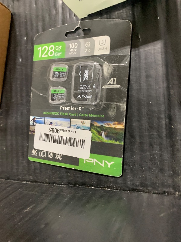 Photo 1 of PNY P-SDU128X2V31100PX-GE 128GB Premier-X Class 10 U3 V30 microSDXC Flash Memory Card 2-Pack - 100MB/s, Class 10, U3, V30, A1, 4K UHD, Full HD, UHS-I, Micro SD