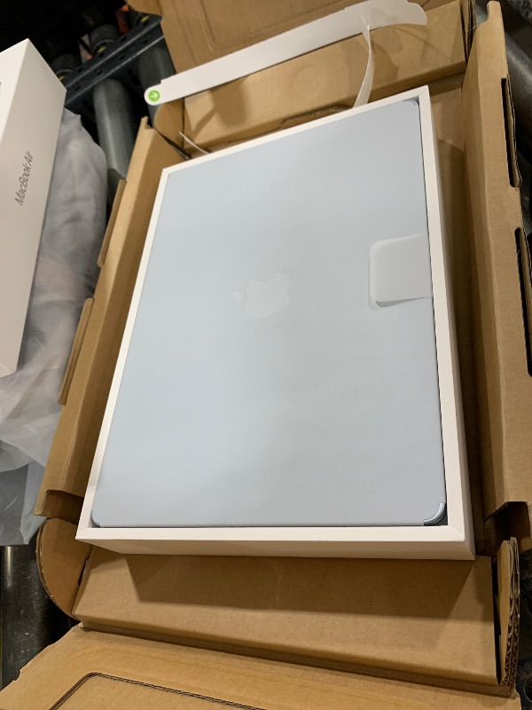 Photo 1 of Apple 2025 MacBook Air 13-inch Laptop with M4 chip: Built for Apple Intelligence, 13.6-inch Liquid Retina Display, 16GB Unified Memory, 256GB SSD Storage, 12MP Center Stage Camera, Touch ID; Sky Blue