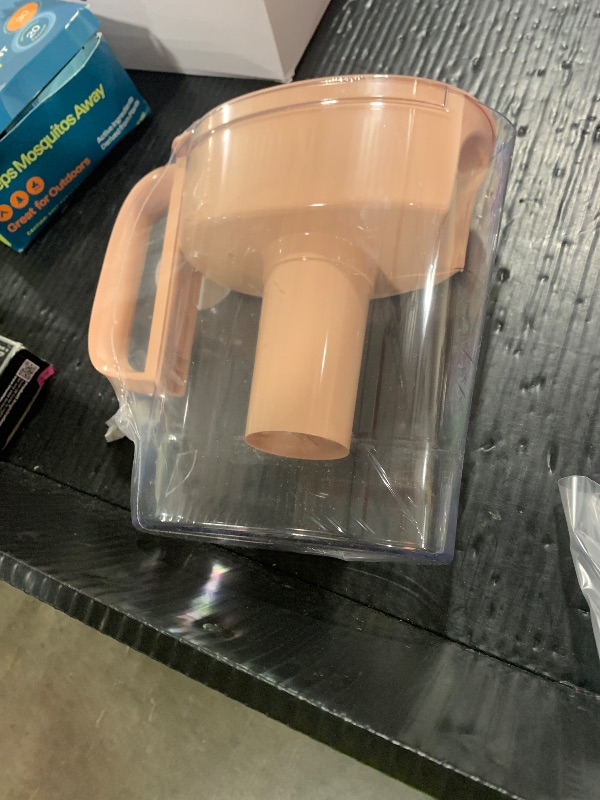 Photo 1 of Brita Metro Water Filter Pitcher 6-Cup Capacity, BPA-Free, Replaces 1,800 Plastic Water Bottles a Year, Lasts Two Months, Includes 1 Filter, Small - Pink