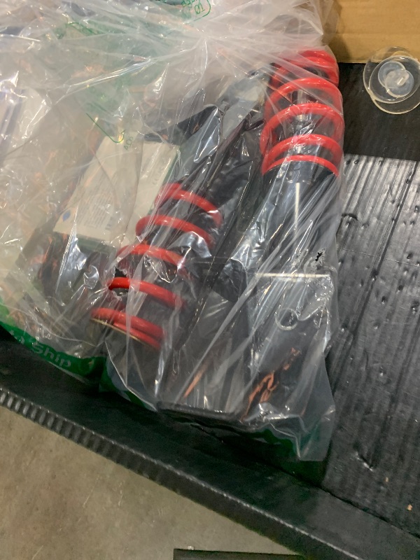 Photo 1 of Front Golf Cart Shock Absorbers Heavy Duty with Springs Compatible with 2007-2016 Yamaha Drive G29 Gas & Electric Golf Carts Passenger and Driver Side Replace# JW2-F3390-00-00 JW2-F3350-00?RED?