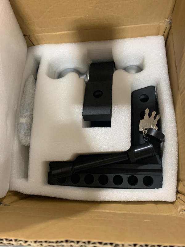 Photo 1 of Kohree 6 Inch Adjustable Trailer Hitch Fit 2 Inch Receiver, Dual Solid Ball 2" and 2-5/16"(12,500 LBS GTW), Drop & Rise Heavy Duty Aluminum Tow Hitch with 2" Hitch Tightener & 2 Locking Hitch Pin