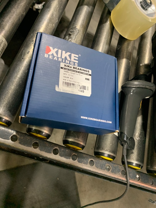 Photo 1 of XiKe 10 Pack Blue 2" Nylon Garage Door Roller 4" Stem, Quiet/Durable and High Load, Use 6200-2RS Double Seals Precision Bearings.