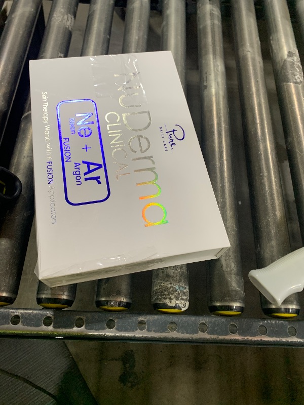 Photo 1 of NuDerma Clinical Skin Therapy Wand - Portable Skin Therapy Machine w 6 Fusion Neon + Argon Wands – Anti Aging - Clarifying - Skin Tightening & Radiance - Wrinkle Reducing