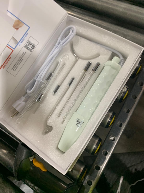 Photo 1 of NuDerma Clinical Skin Therapy Wand - Portable Skin Therapy Machine w 6 Fusion Neon + Argon Wands – Anti Aging - Clarifying - Skin Tightening & Radiance - Wrinkle Reducing