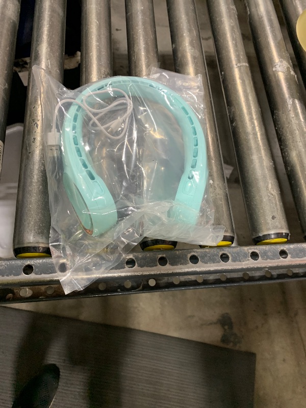 Photo 1 of FrSara Neck Fan,Personal Fans for Your Neck, Adjustable, 360° Cooling, Super Quiet, No Blade Fan Design, No Hair Twisting, Even Air Volume On Both Sides, Non-Slip, Short Charging, Long Use Time