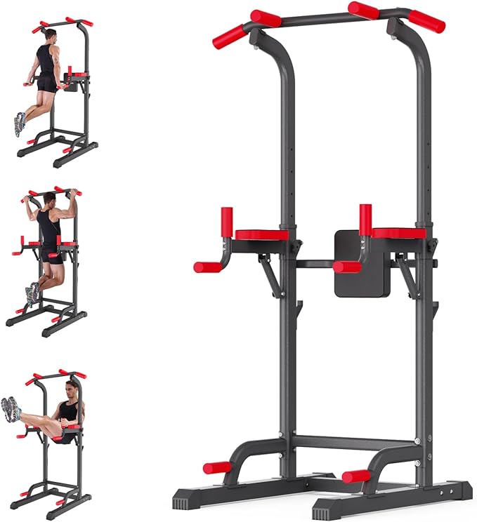 Photo 1 of K KiNGKANG Power Tower Dip Station, Multi-Function Assistive Trainer Pull Up for Home Gym Muscle Building and Beginner Exercises,Load 450LBS
