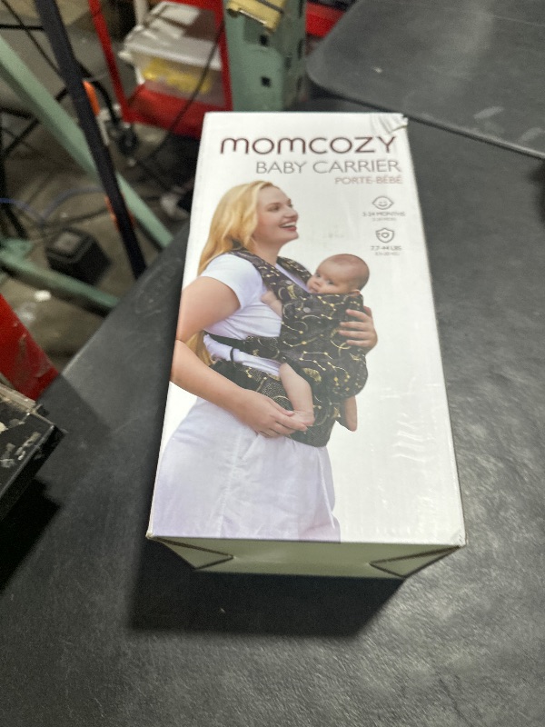 Photo 1 of Momcozy Baby Carrier - Ergonomic, Cozy and Lightweight Carrier for 3-24 Months, Effortless to Put On, Ideal for Hands-Free Parenting, Enhanced Lumbar Support, Purehug for Infant to Toddler, Grey