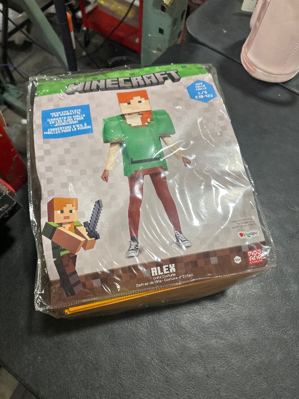 Photo 1 of Alex Classic Minecraft Costume, Multicolor, Large (10-12)
