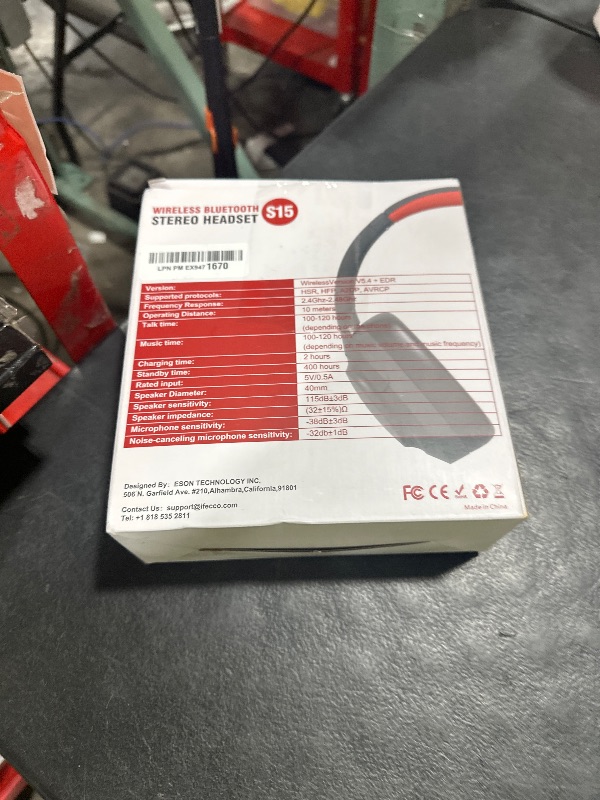 Photo 1 of IFECCO Active Noise Cancelling Headphones Bluetooth 5.4 - Wireless ANC Headphones Over Ear with Microphone,100H Play Time,HiFi Stereo Bluetooth Headset with Cushioned Pads for Travel,Home,Office