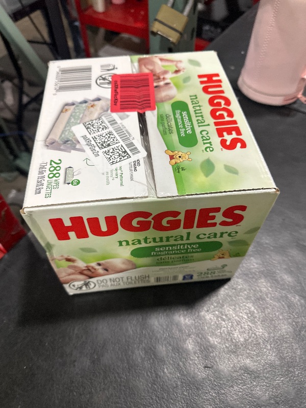 Photo 1 of Huggies Natural Care Sensitive Baby Wipes, Unscented, Hypoallergenic, 6 Flip-Top Packs (288 Wipes Total)