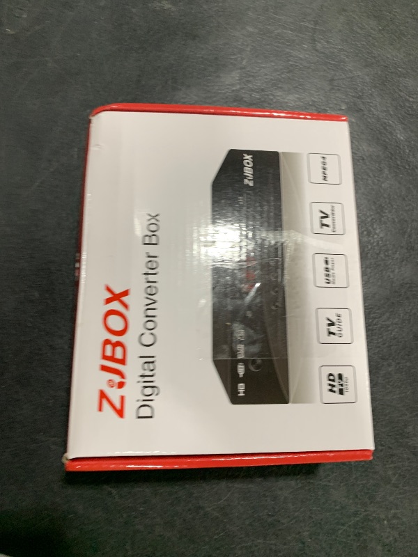 Photo 1 of Digital TV Converter Box, ATSC Tv Tuner - ZJBOX for Analog HDTV Live 1080P with Recording&Playback,HDMI Output, Timer Setting TV Tuner Function Digital Channel Free
