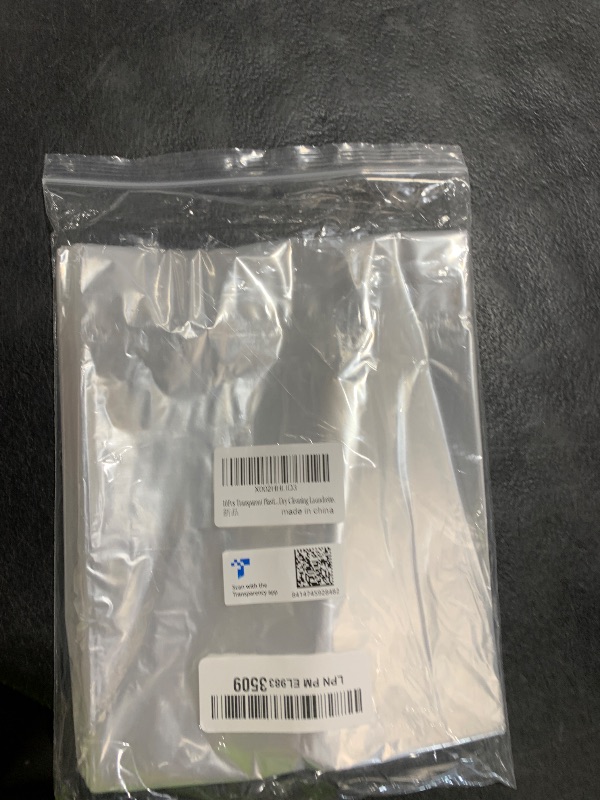 Photo 1 of 10Pcs Transparent Plastic Garment Covers 35.4inch Hanging Clothes Dust-Proof Protector Bags Suitable for Home Storage Clothing Stores & Dry Cleaning Laundrette.