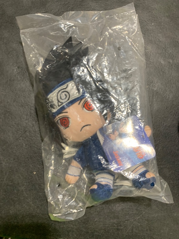 Photo 1 of Just Play Naruto Small 7 Inch Collectible Plush Sasuke, Kids Toys for Ages 3 Up