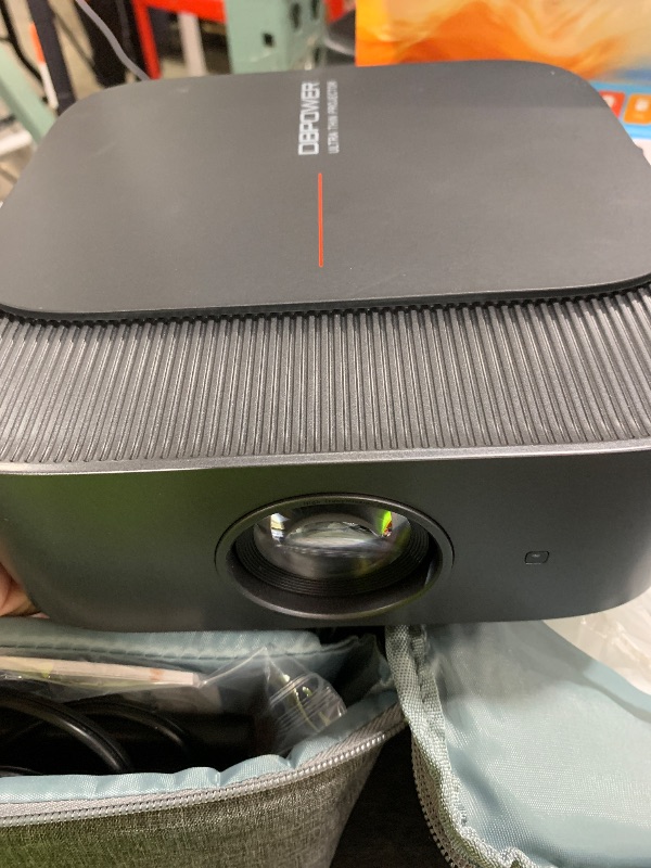 Photo 1 of [2025 Netflix-Licensed | 386+ Built-in Apps] DBPOWER E2 Smart Projector with WiFi and Bluetooth, Mini Projector 4K Support with Netflix, Youtube, Disney+, Hulu, Max, Crunchyroll w Portable Case