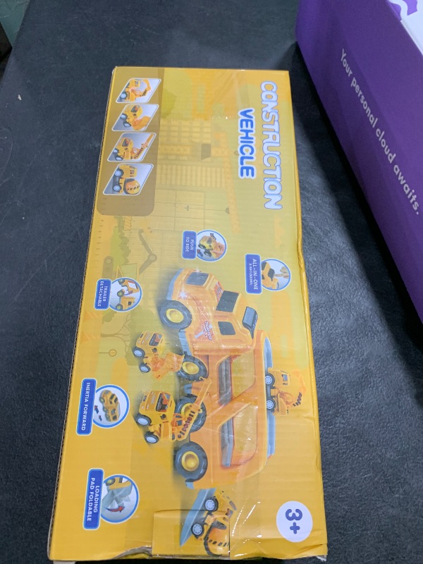 Photo 1 of Nicmore Construction Truck Toddler Toys Car: Toys for 1 2 3 4 Year Old Boy 5 in 1 Carrier Toys for Kids Age 1-3 2-4| 18 Months 2 Year Old Boy Christmas Birthday Gifts