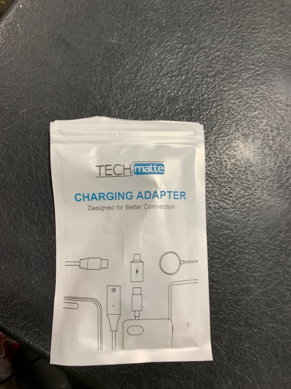 Photo 1 of TechMatte Female USB C to Male Lightning Adapter 2 Pack 2.2A Charging Data Transfer, Compatible with iPhone 14, 13, 12, 11 Xs iPad iPod AirPods, Not for Audio Headphones/OTG Firewire Anti-Lost, Grey