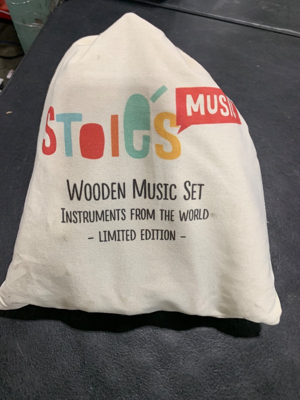 Photo 1 of Stoie's Wooden Kids Musical Instruments for 3-9 Years Old, with Drum, Hand Bells, Flute, Maracas, Castanet, Tamburine, for Babies and Toddlers, Durable, Safe, Monte