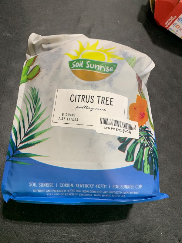 Photo 1 of Citrus Tree Potting Soil Mix (8 Quarts), Special Blend for Indoor Oranges, Lemons, Limes and More
