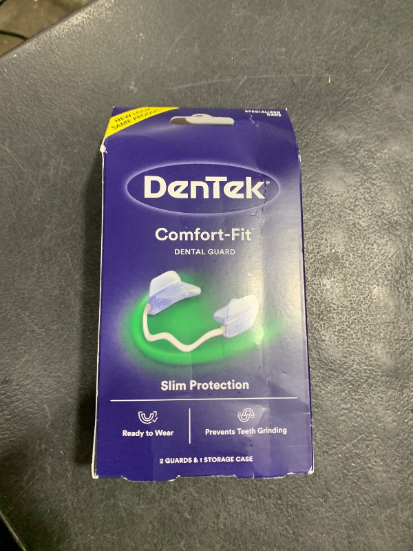 Photo 1 of DenTek Comfort-Fit Dental Guard For Nighttime Teeth Grinding, Comfort-Fit Guard, 2 count(Pack of 1)