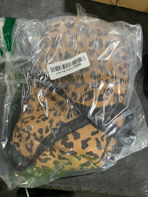 Photo 1 of Leopard Purses for Women, Classic Retro Faux Suede Cheetah Print Crossbody Bag Soft Handbags Shoulder Tote Bags