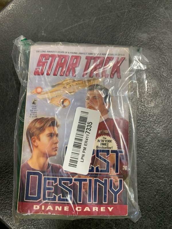 Photo 1 of BEST DESTINY: STAR TREK [A NOVEL] Hardcover – January 1, 1992. by Diane [Dust Wrapper art by Keith Birdsong author photo by Dave Galanter] Carey (Author)