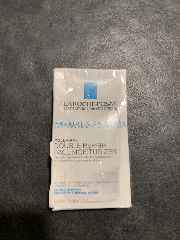Photo 1 of La Roche-Posay Toleriane Double Repair Face Moisturizer, Daily Moisturizer Face Cream with Ceramide and Niacinamide for All Skin Types, Oil Free, Fragrance Free