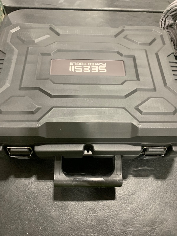Photo 1 of SEESII Impact Wrench 886 FT-LBS(1200N.m) 2900IPM 1/2 Impact Gun High Torque Electric Cordless Impact Wrench with 21V 2x4.0Ah Battery 5 Sockets and Case for Home Car Truck Tire Lug Nut Removal Tool Set