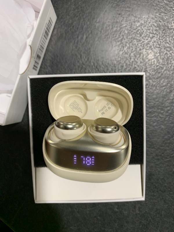 Photo 1 of Sleep Earbuds Bluetooth Light-Weight Headphones, Mini Sleep Headphones Small Design for Side Sleepers, Clear Calls Earphones, Pearl White