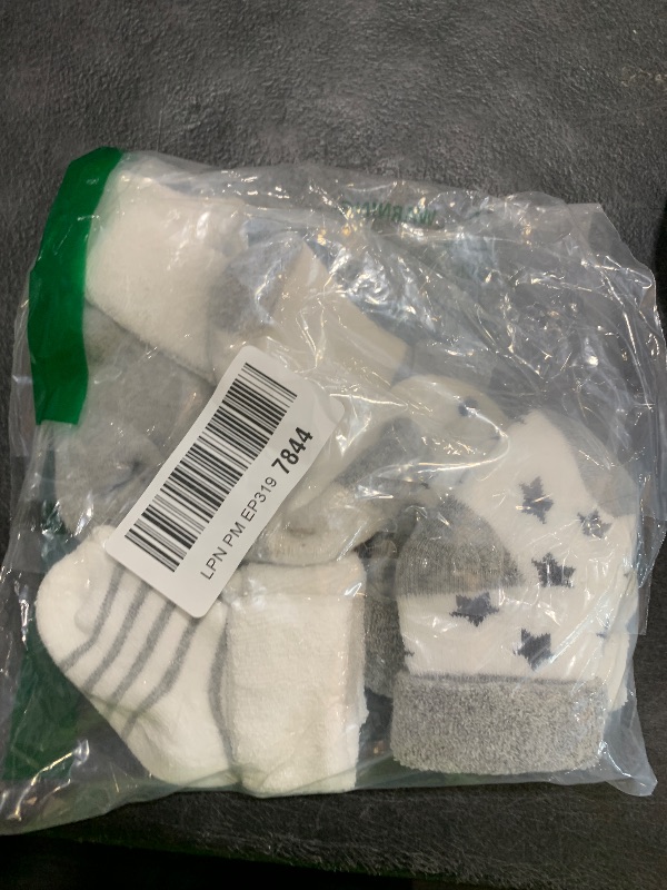 Photo 1 of MAMIMAKA Unisex Baby Terry Socks 5-Pack for Baby boy and girl 0-12 Months Warm Cotton Socks