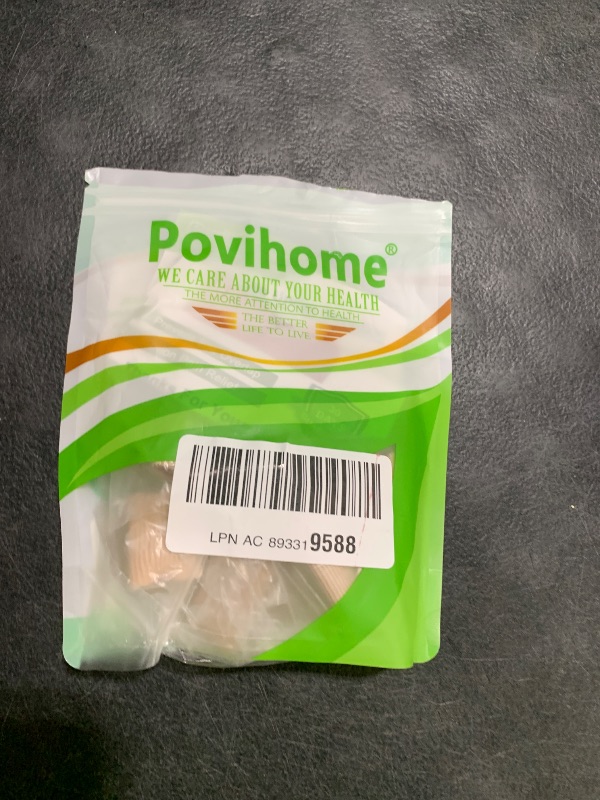 Photo 1 of Povihome 8 Pack Gel Toe Spacer Separators, Bunion Corrector for Overlapping Toe with Soft Gel Lining for Hallux & Bunion Pain Relief (3 Pack of Large Size+ 2 Pack of Medium +3 Pack of Small)