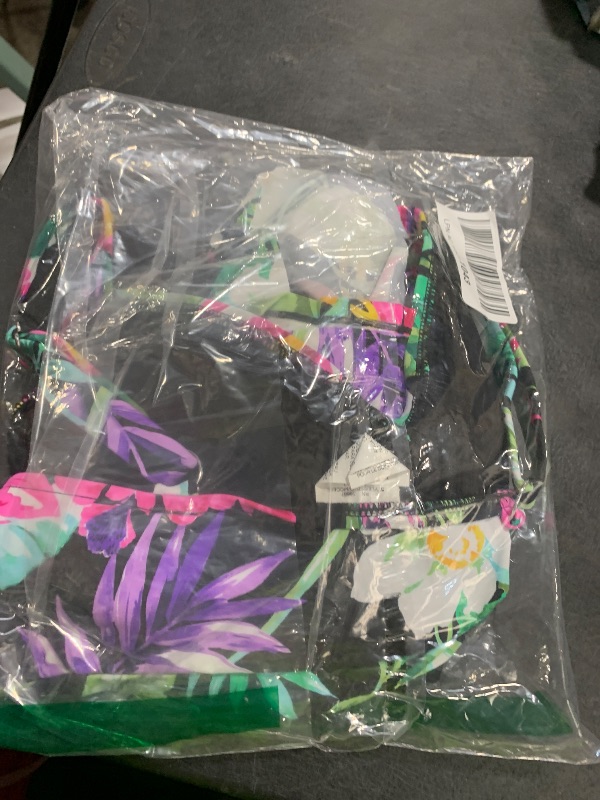 Photo 1 of Shapesolver Women's Standard Triple Tier Tankini Top, Mystic Tropic