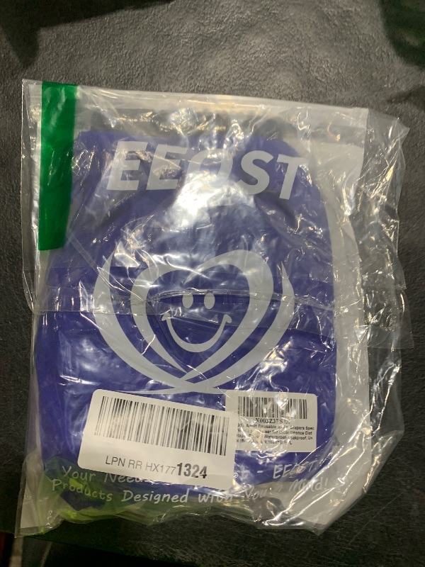 Photo 1 of EEOST Adult Reusable Swim Diapers Special Needs Swimwear for Incontinence Cloth Diaper Covers Waterproof,Leakproof, Unisex (Blue, L)