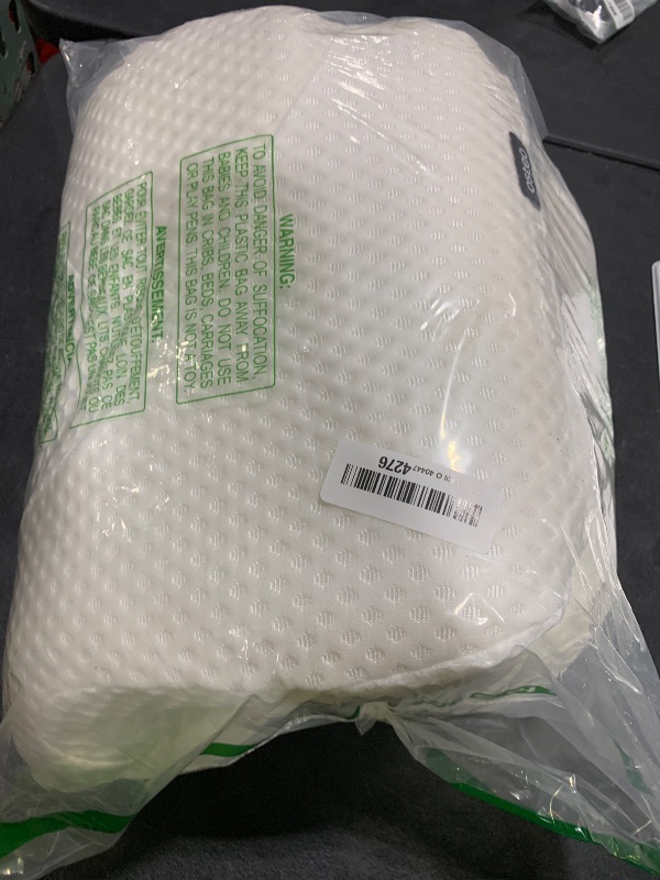 Photo 1 of Osteo Cervical Pillow for Neck Pain Relief, Hollow Design Odorless Memory Foam Pillows with Cooling Case, Adjustable Orthopedic Bed Pillow for Sleeping, Support for Side Back Sleepers