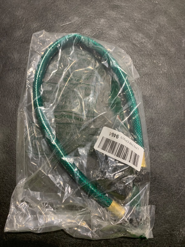 Photo 1 of Garden Hose No Leaking for Watering: No Kink and Lightweight - 1/2" Water Hoses 2 FT with Female and Male Fittings for Outdoor and Yard