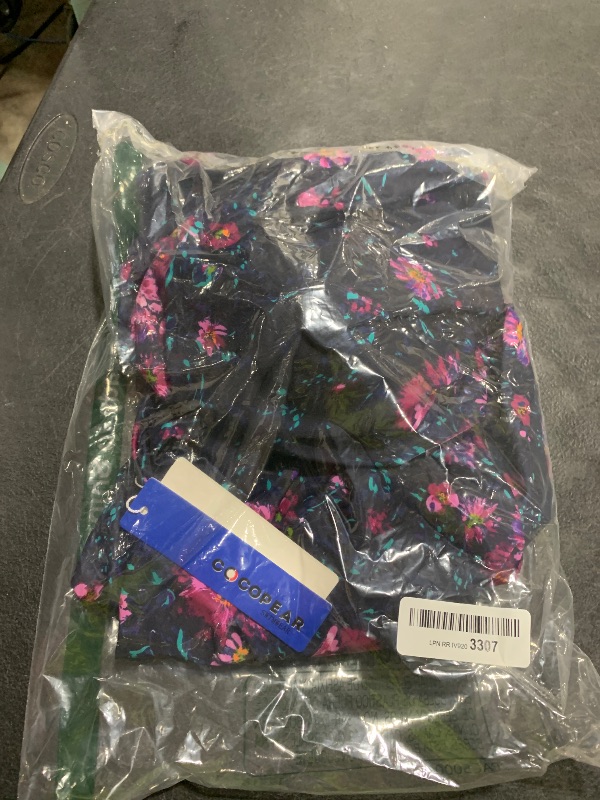 Photo 1 of COCOPEAR Women's Elegant Crossover One Piece Swimdress Floral Skirted Swimsuit Floral 678 2XL/14-16