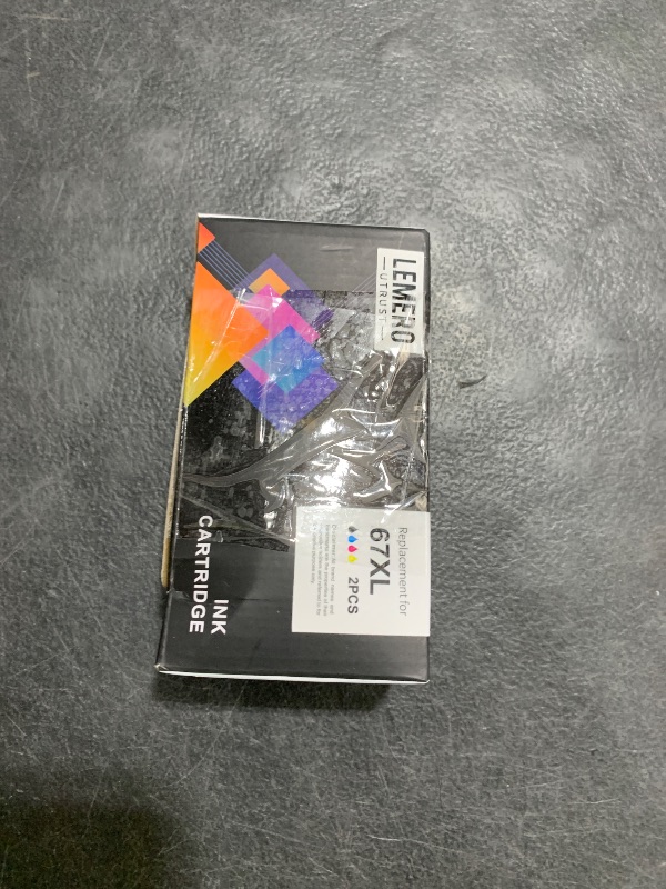 Photo 1 of 67XL Ink Cartridges Black/Color Combo Pack Replacement for HP Ink 67 67XL HP Printer Ink for DeskJet 2755e 2855e 2700 2800e 4100 4255e 4155e 2700e 2734e Envy 6055e 6000 6455e 6400 Printer Ink HP 67