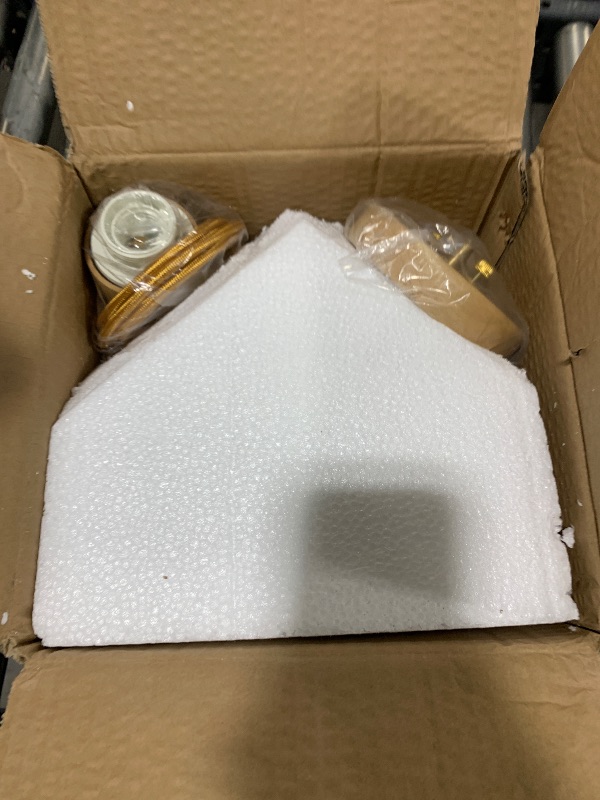 Photo 1 of LOTREE 7.8 Inch White Glass Cylinder Pendant Light Fixtures Milk Frosted Glass Ball with Wood Ceiling Farmhouse Pendant Lighting (A)