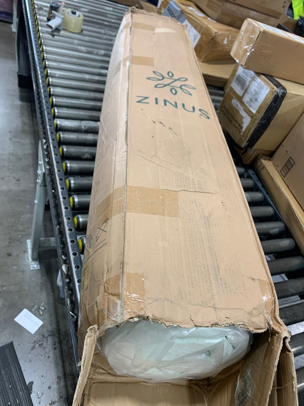 Photo 1 of ZINUS 10 Inch Full Green Tea Memory Foam Mattress [New Version], Fiberglass free, Medium Firm Feel, Zoned Pressure Relief, Certified Safe Foams & Fabric, Mattress in A Box