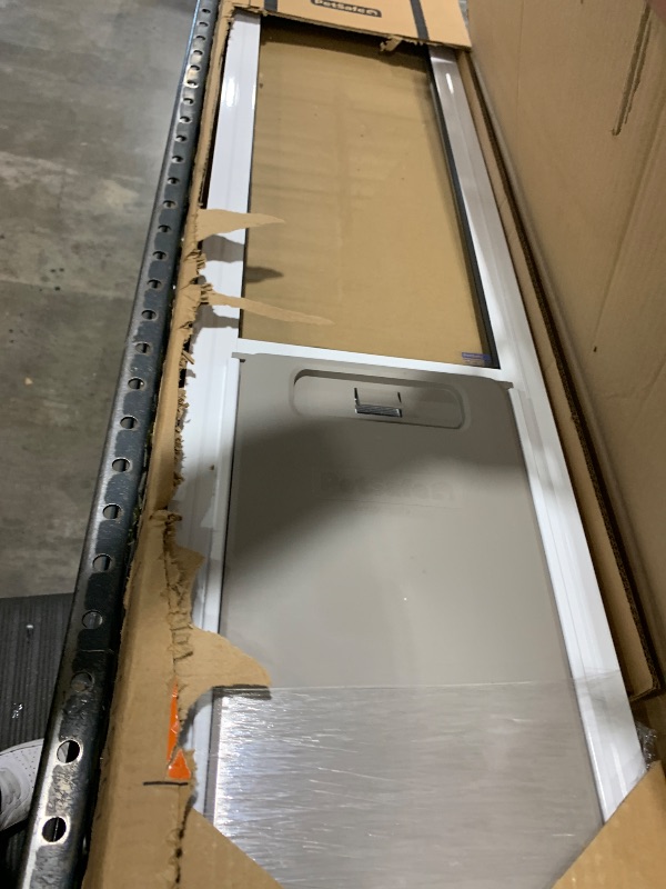 Photo 1 of PetSafe Sliding Glass Pet Door - No-Cut DIY Install Doggy Door for Renters - Aluminum Frame - Adjustable Height 75 7/8" to 81" - Ideal for Medium Dogs Up to 40 lb - White