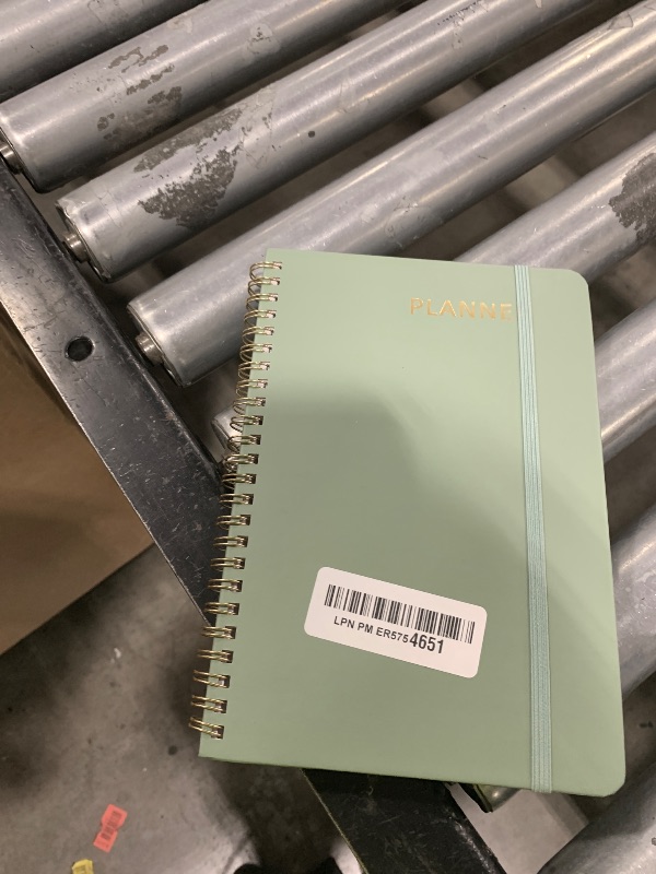 Photo 1 of Undated Weekly Planner, Weekly To Do List Notebook with Goal, Organizer & Habit Tracker, A5 Daily Planner with Spiral Binding, Ideal for Office School Suppies - Green
