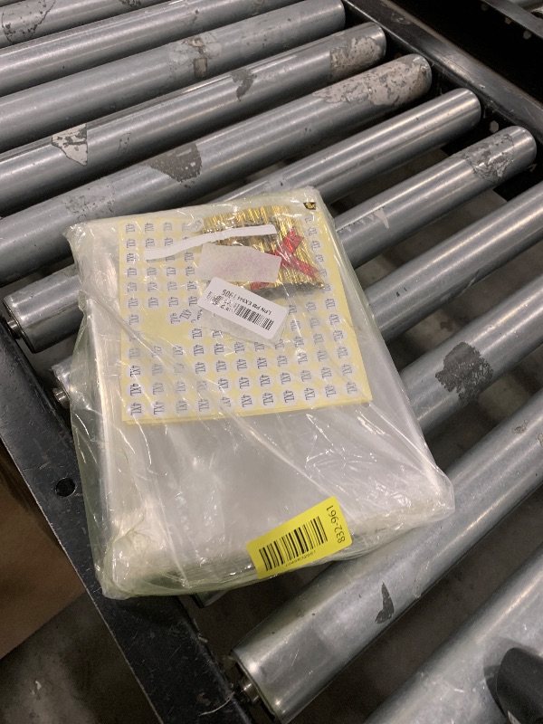 Photo 1 of 10" x 13" Large Clear Resealable Cellophane Bags 500 pcs Self-sealing Clear Plastic Cello Bags for Packaging Products Self-adhesive for Clothes, T-shirts, Pants and Gifts, 500 ct in Bulk