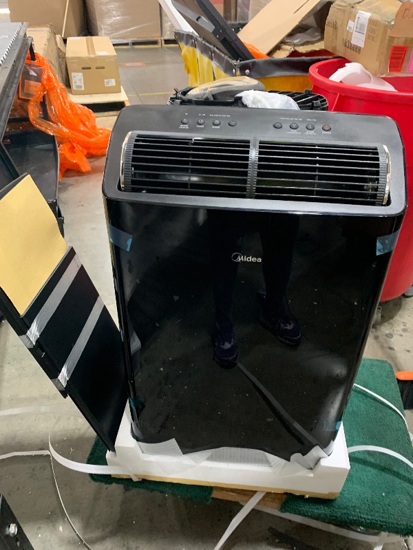 Photo 1 of Midea Duo 14,000 BTU (12,000 BTU SACC) High Efficiency Inverter Ultra Quiet Portable Air Conditioner, with Heat up to 550 Sq. Ft., Works with Alexa/Google Assistant, with Remote Control & Window Kit