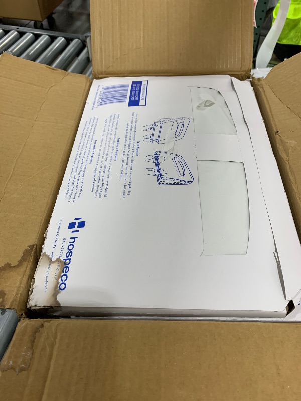 Photo 1 of HOSPECO Discreet Seat Half-Fold Toilet Seat Covers, 14.25 X 16.5, White, 250/pack, 20 Packs/carton