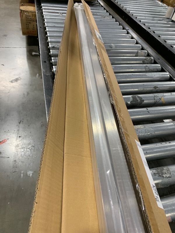 Photo 1 of Muzata 10Ft Pre-drilled Stair Handrail 1"x2" Rectangular Brushed Wall Mounted Handrail Stainless Steel Safety Hand Rail Indoor Outdoor Stair Hand Railing Wood Concrete Brick Wall HK28 SL4