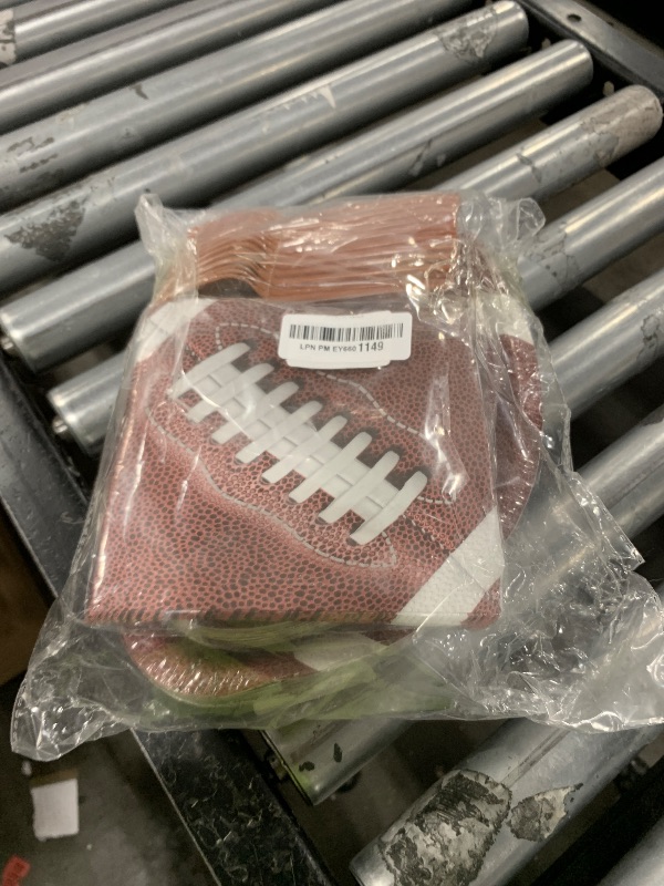 Photo 1 of 100 Pcs Football Party Supplies,Football Tableware Set with 25Paper Dinner Plates,25Dessert Plates,25Forks,25Napkins for Football Birthday Party and Super Bowl Game Day Decorations