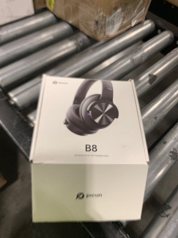 Photo 1 of Picun B8 Bluetooth Headphones, 120H Playtime Headphone Wireless Bluetooth with 3 EQ Modes, Low Latency, Hands-Free Calls, Over Ear Headphones for Travel Home Office Cellphone PC Black