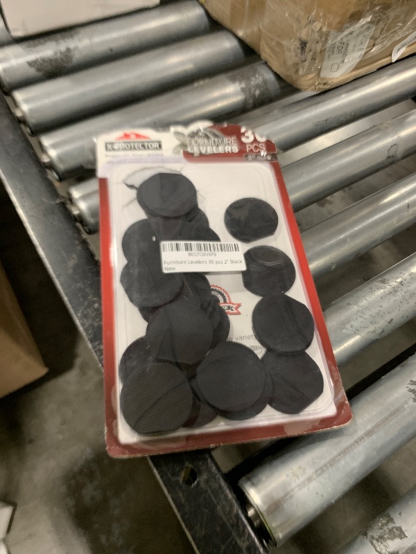 Photo 1 of X-Protector Furniture Levelers - 30 PCS 2" Black Rubber Shims for Leveling - Multi-Purpose Feet to Prevent Wobbling - Good for All Kinds of Furniture!