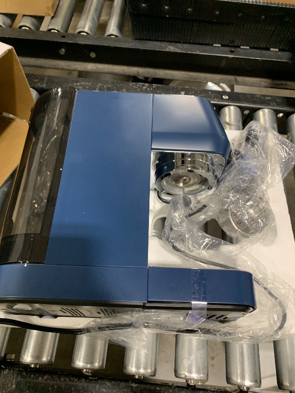 Photo 1 of CASABREWS 3700 Essential Espresso Machine 20 Bar, Stainless steel Coffee Maker with Milk Frother, Espresso Coffee Machine for Cappuccino, Latte, 43.9oz Water Tank, Sapphire Blue