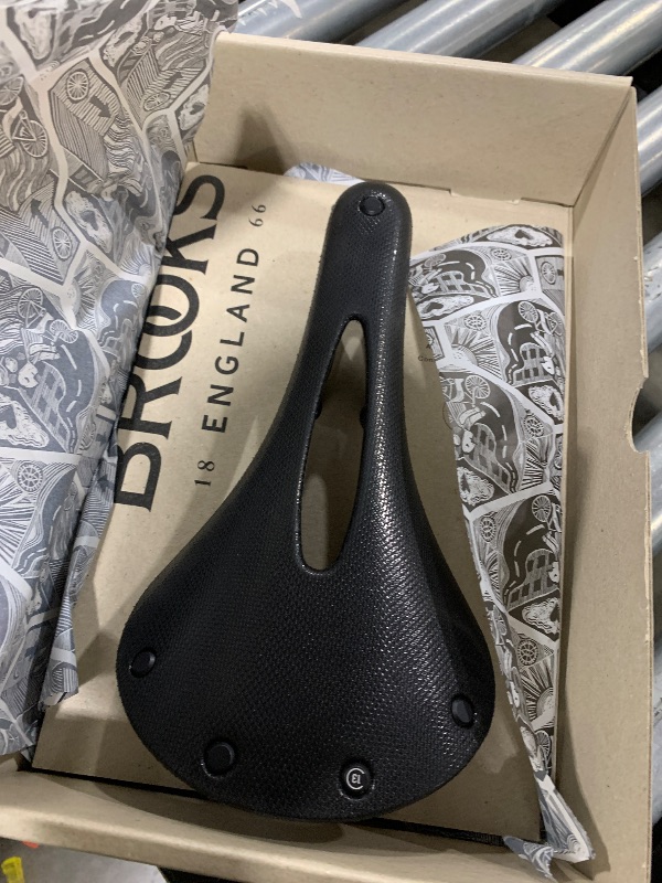 Photo 1 of Brooks England Cambium C13 Carved,Cut-Out Carbon Racing Waterproof Saddle, Black, 145mm